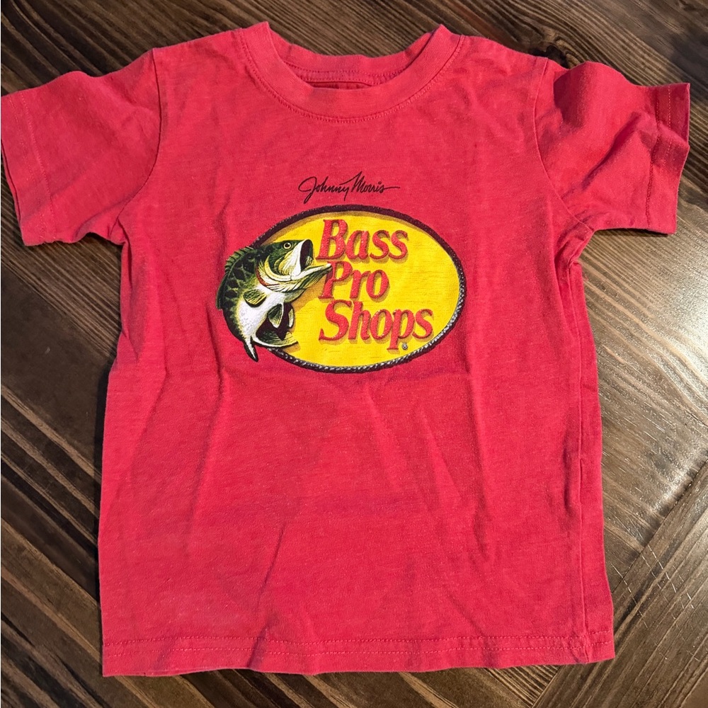 Bass Pro Shops Kids Red Graphic Tee